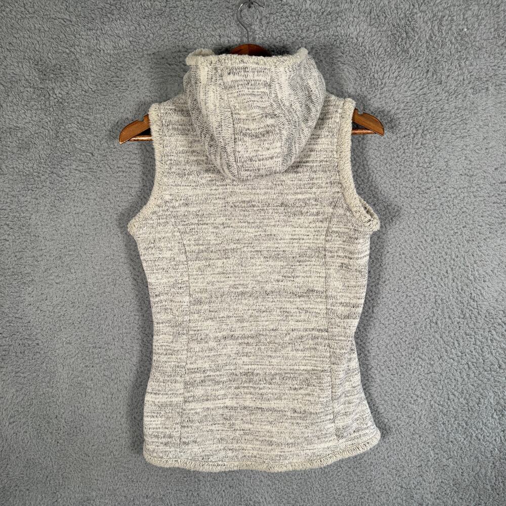 Kuhl Vest Womens Small Beige Alaska Hooded Sherpa Lined Full Zip - Picture 9 of 9